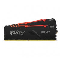 Kingston Fury Beast 64GB 3600MHz (2 x 32Gb) DDR4 CL18 DIMM RGB System Memory Kingston Fury Beast 64GB 3600MHz (2 x 32Gb) DDR4 CL18 DIMM RGB System Memory